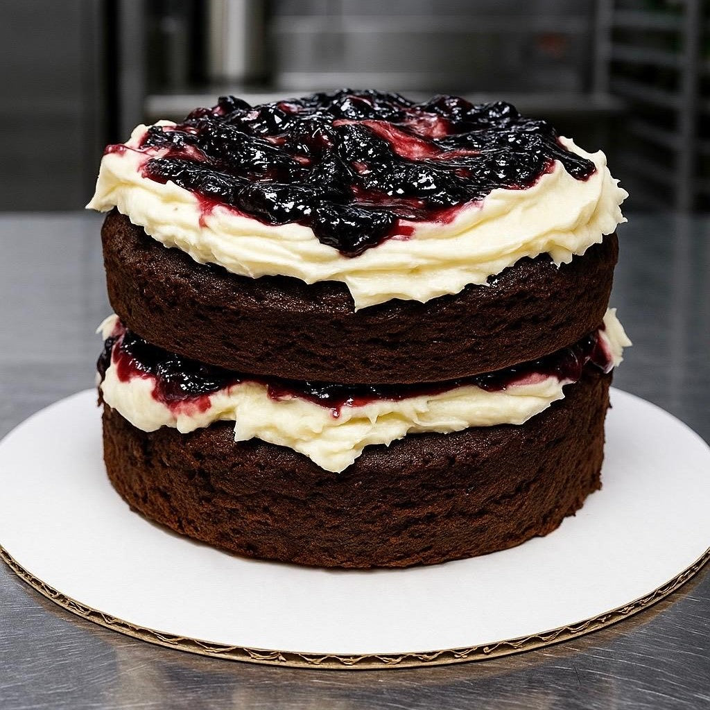 Cherry Mascarpone Olive Oil Cake - Rich Moist & Indulgent